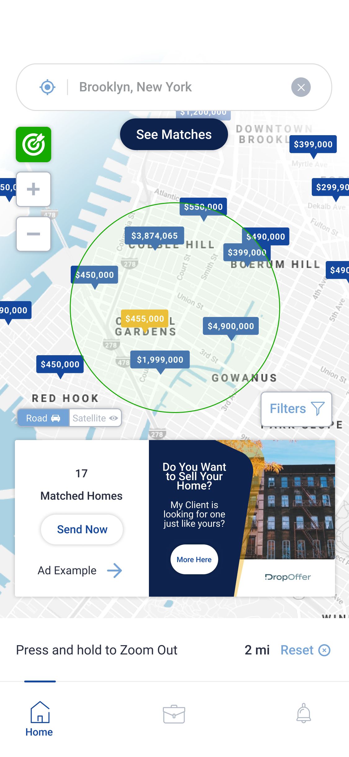 Drop Offer concept 1