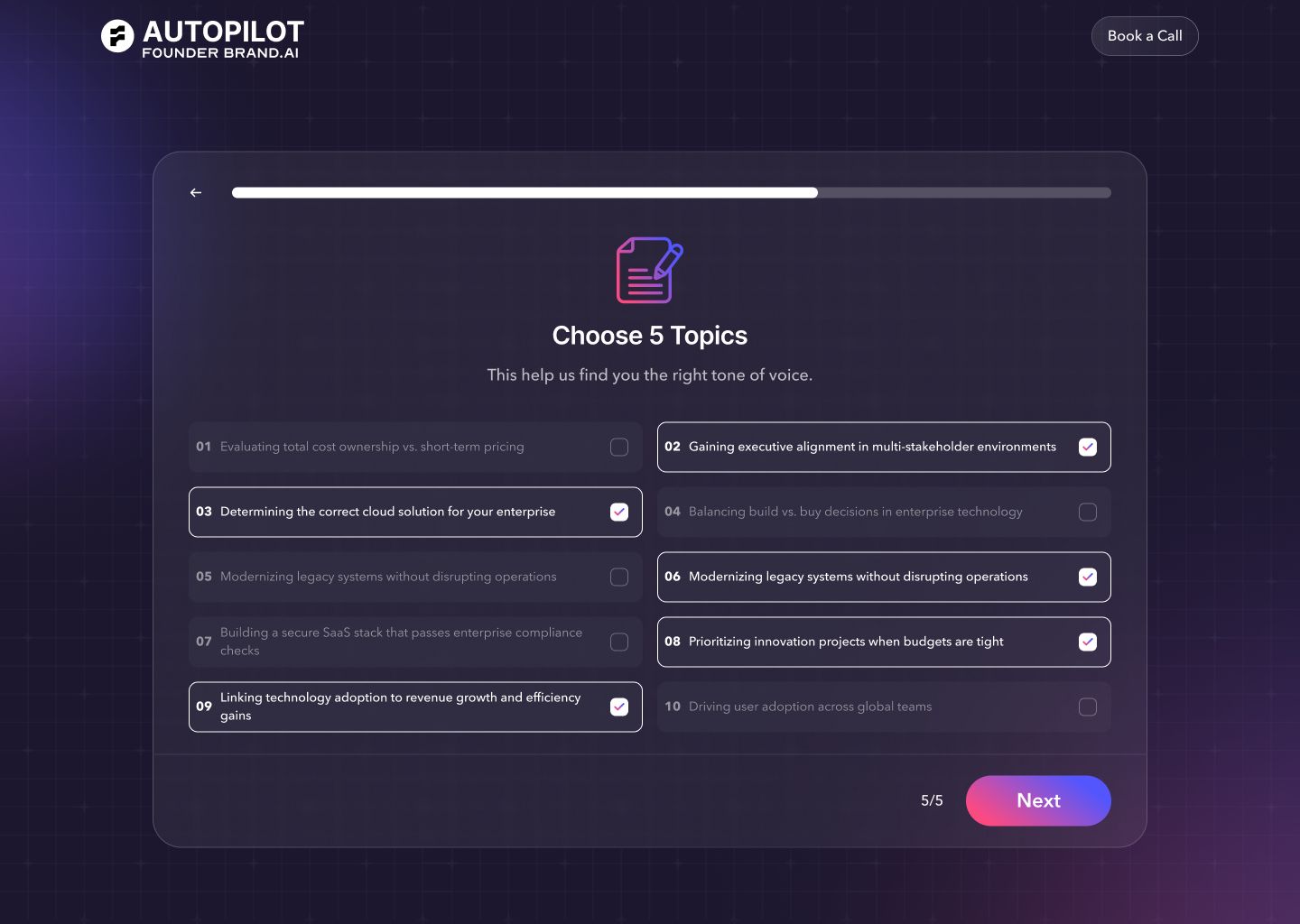 FounderBrand AI concept 1