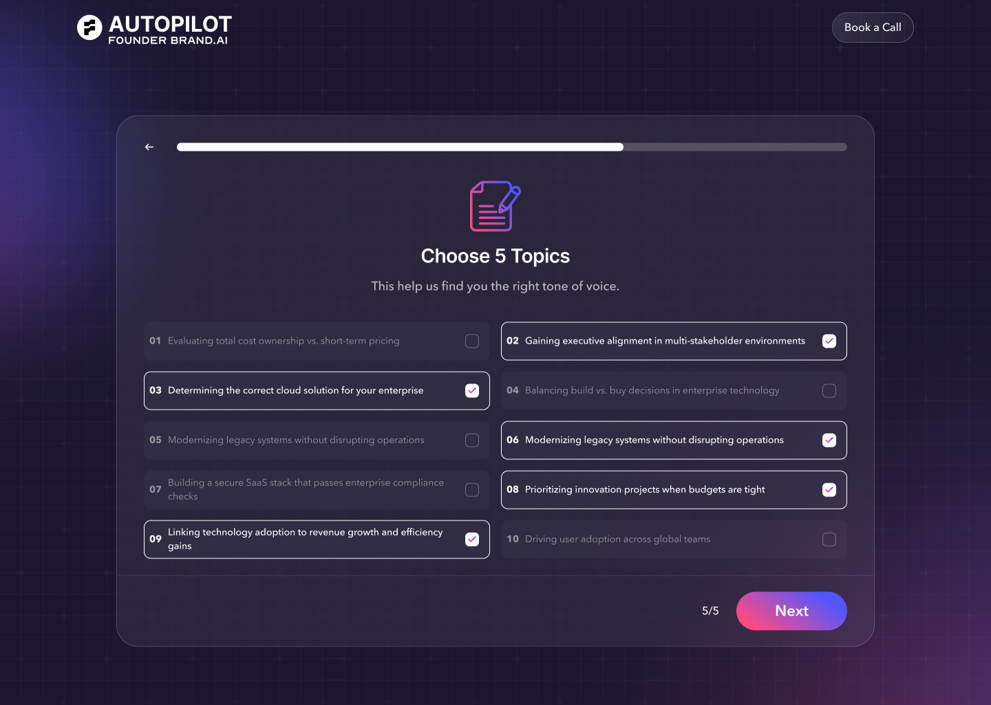 FounderBrand AI concept 1