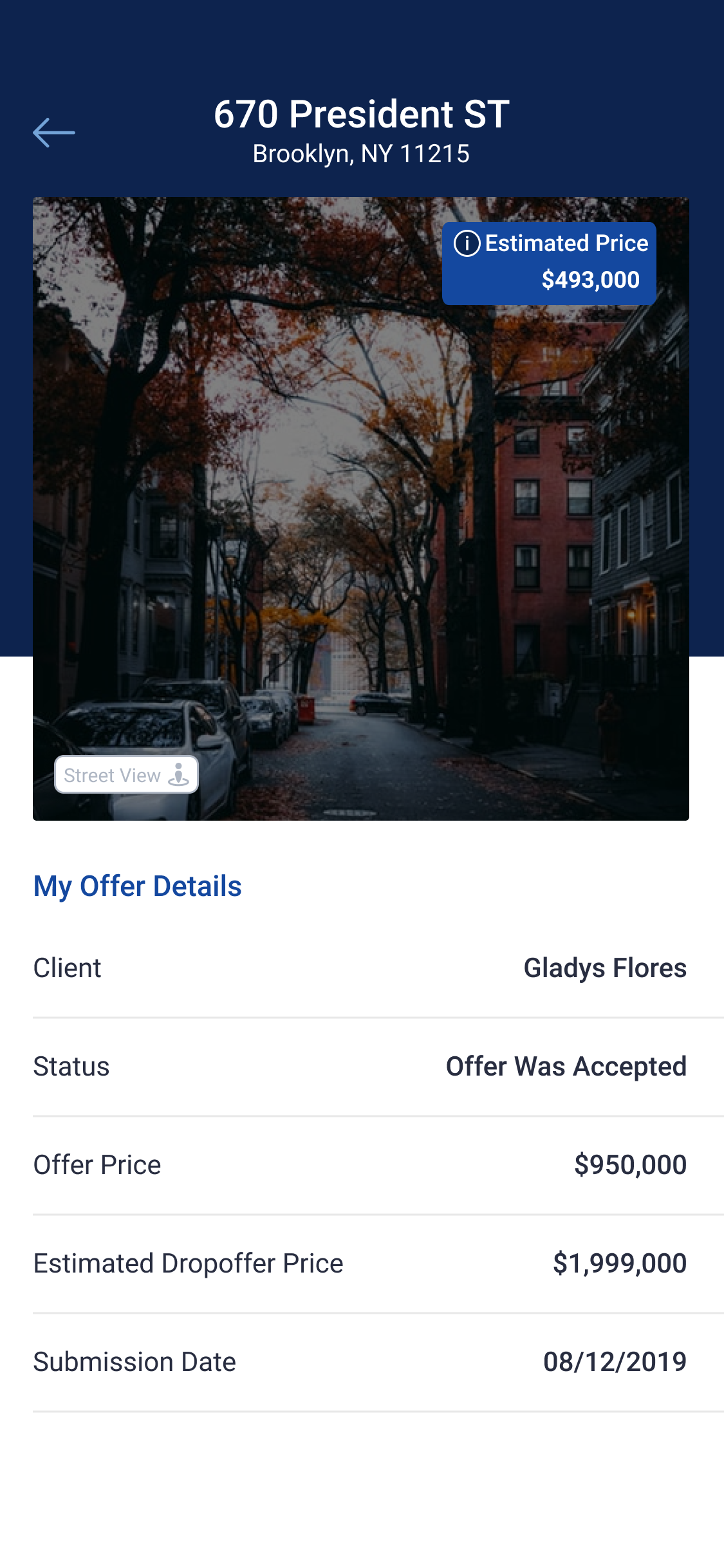 Drop Offer concept 3