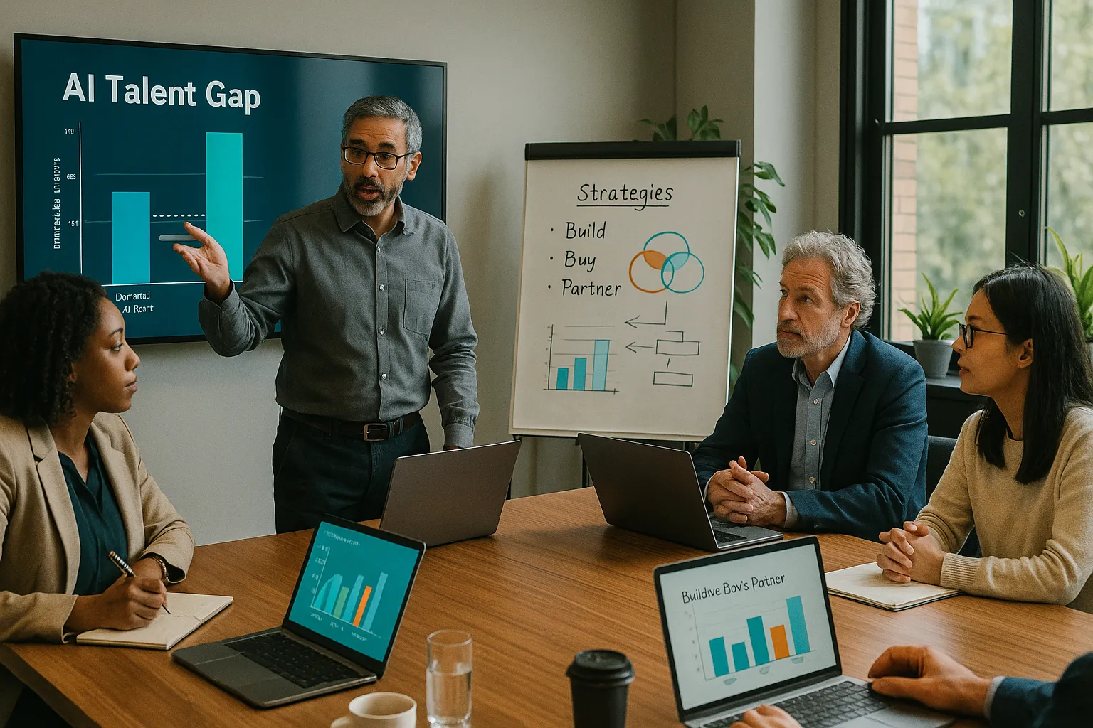 The AI Agent Talent Gap: Build, Buy, or Partner?