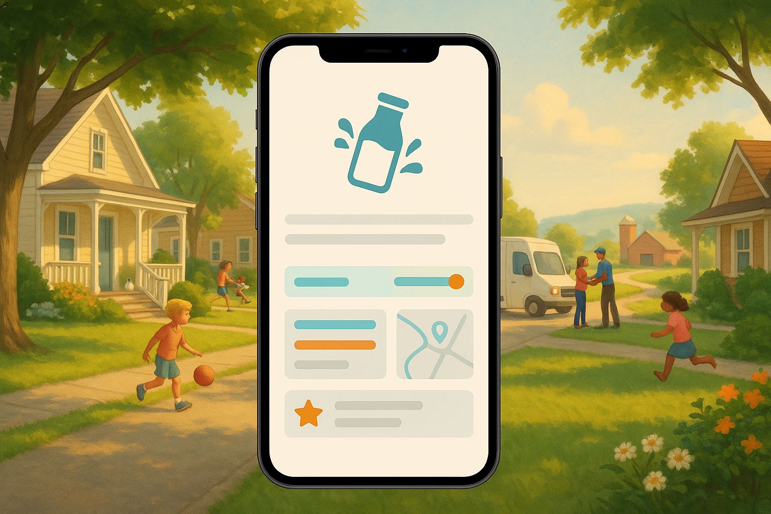 Custom Milk Delivery App Development with metacto