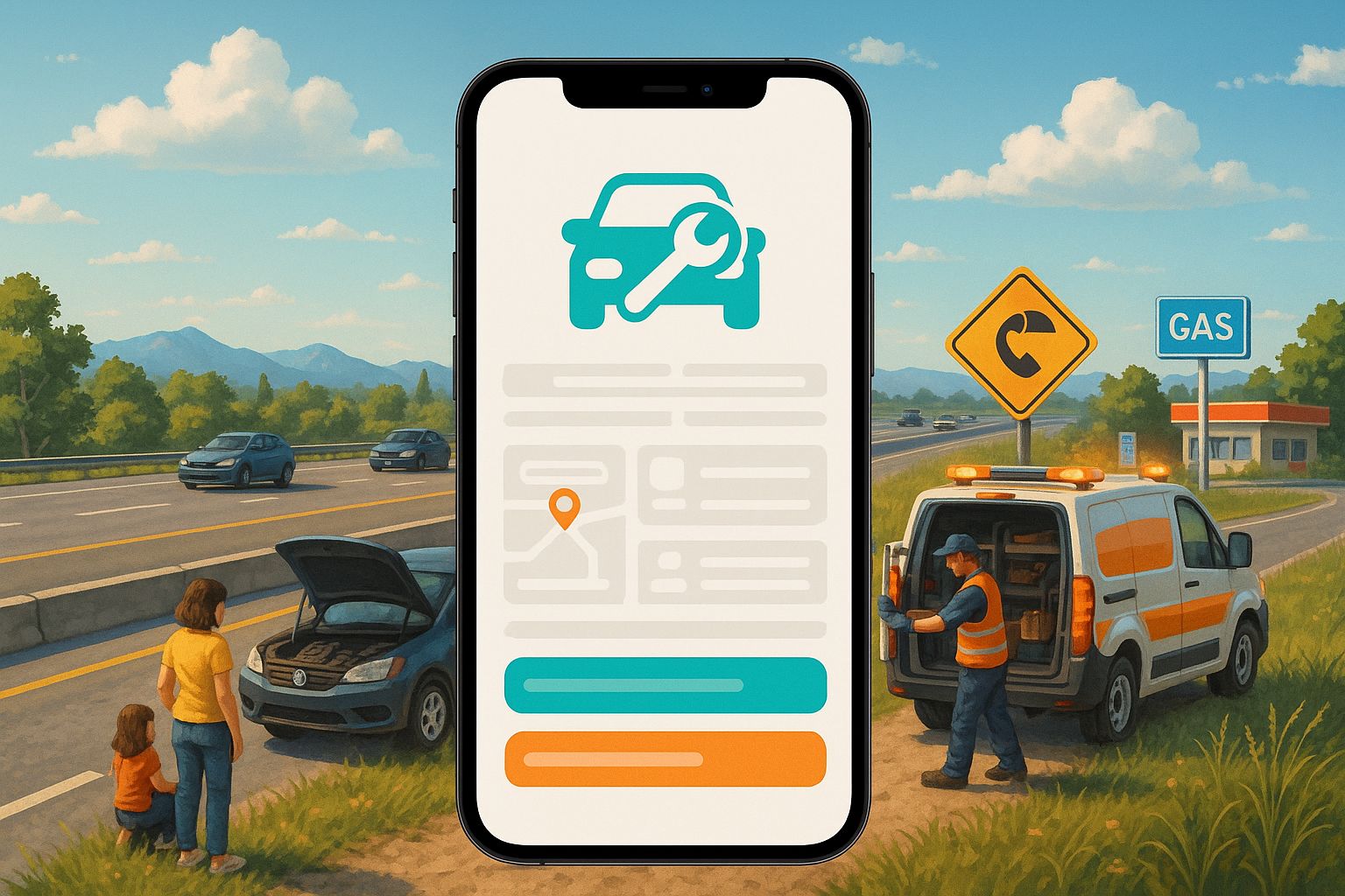 Custom Roadside Assistance App Development with metacto