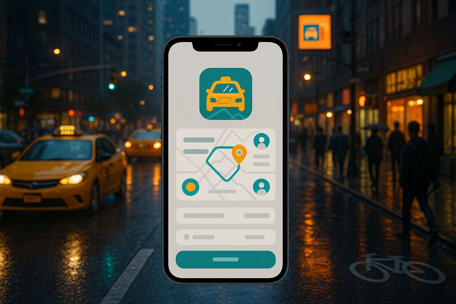 Custom Taxi App Development with metacto