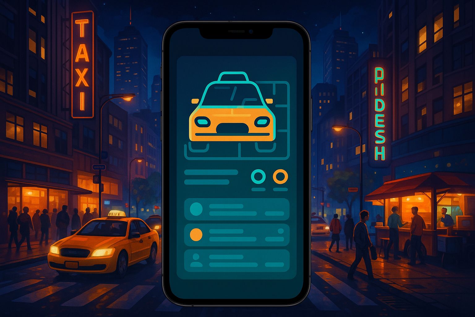 Custom Taxi Booking App Development with metacto