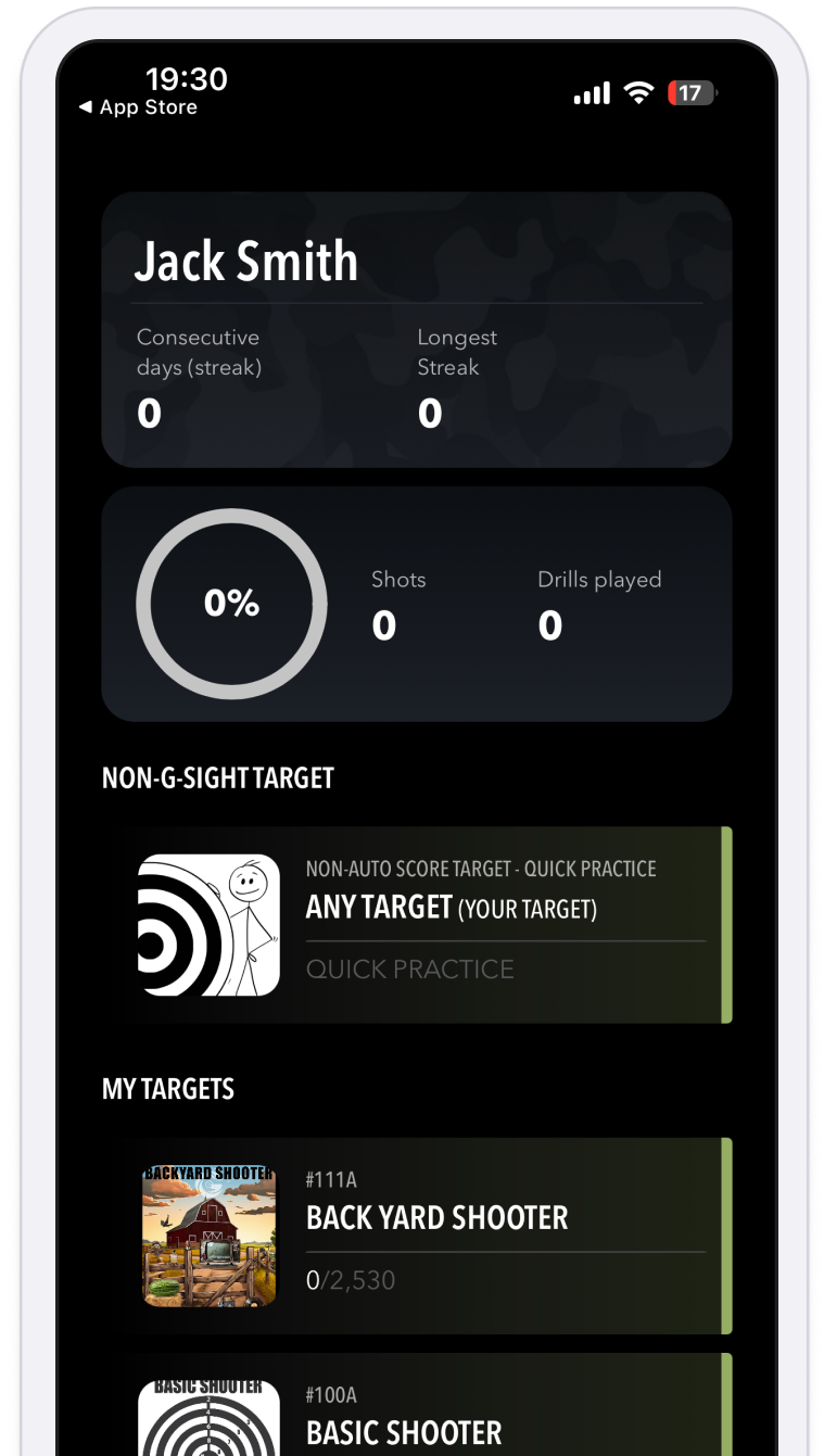 iPhone app prototype