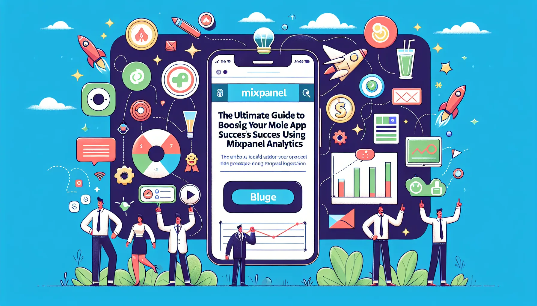 Mixpanel Analytics - The Ultimate Guide to Boosting Your Mobile App's Success logo