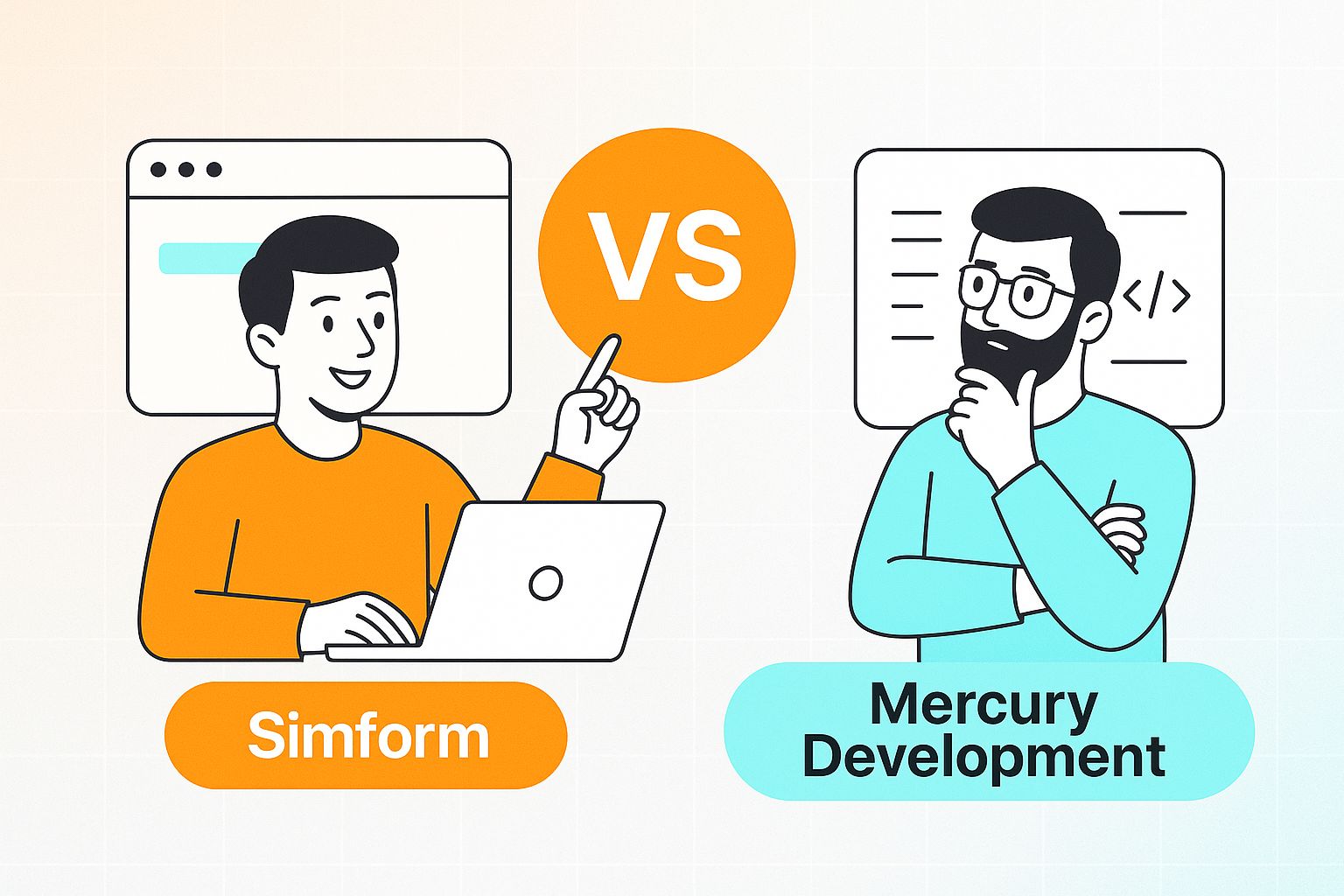 Simform vs Mercury Development - A Comprehensive Comparison for Custom App Development