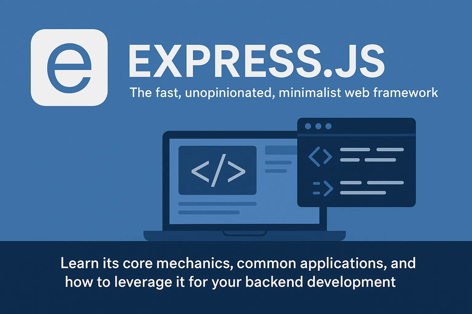 What is ExpressJS? A Comprehensive Guide to the Node.js Framework logo