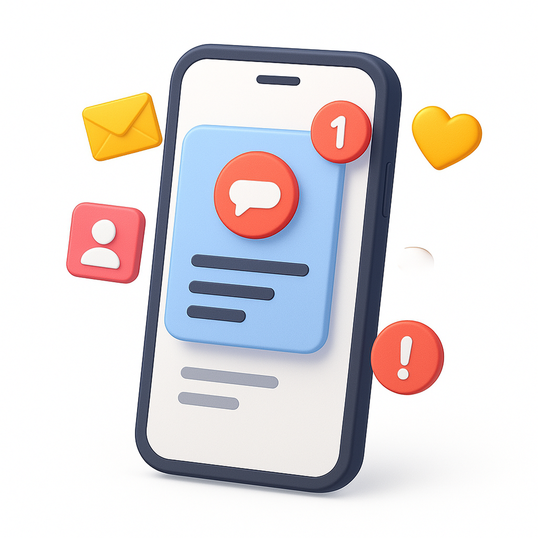 Push notification effectiveness visualization
